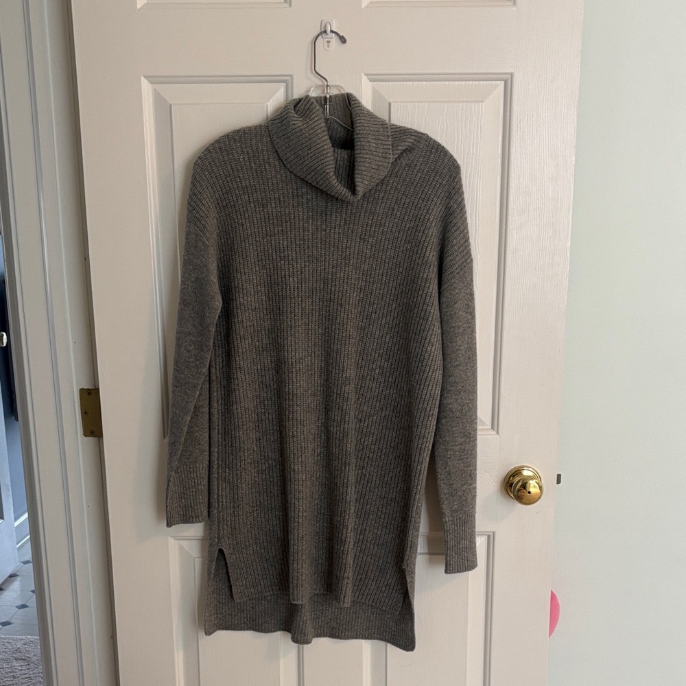 Halogen Charcoal Cowl Neck Sweater